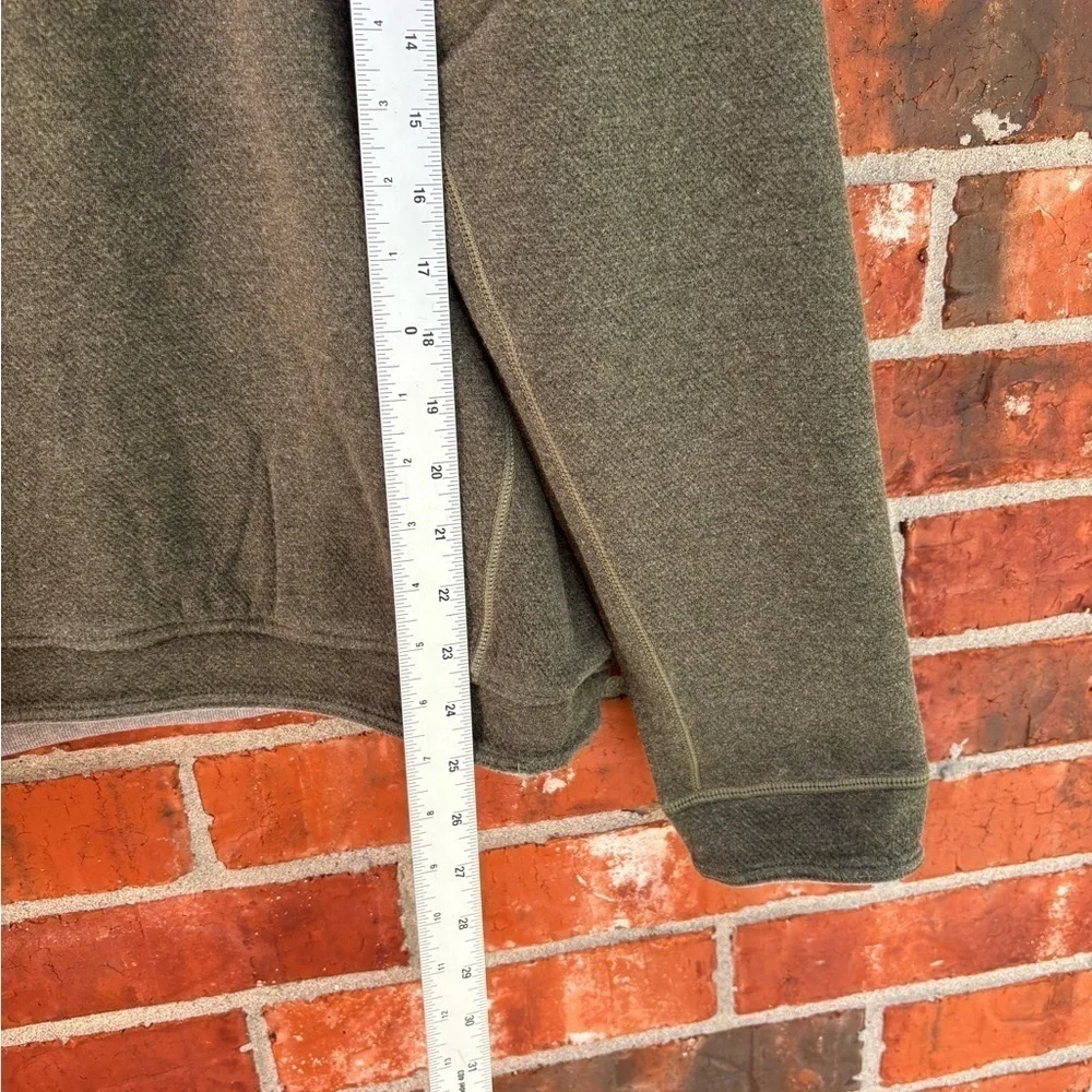 Tommy Bahama Mens Large Green Gray Reversible Quarter Zip Pullover Sweater